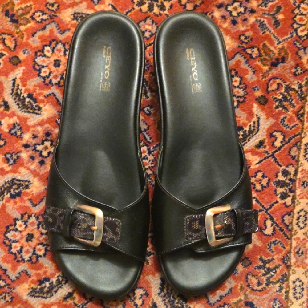 Ceyo Coffee Brown Sandals with Adjustable Straps